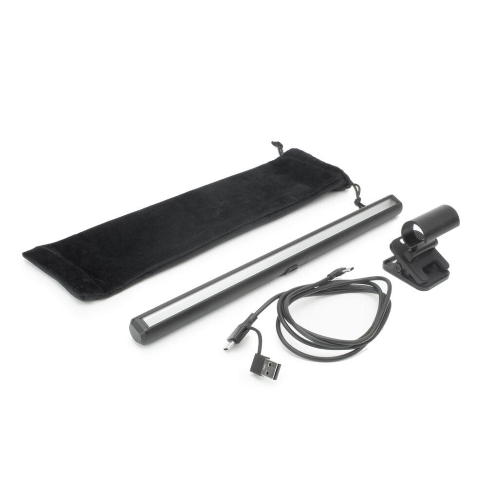 Act connectivity dimbare clip-on laptop led-lichtbalk led bar (zwart, usb-voeding, 3000k-6500k)