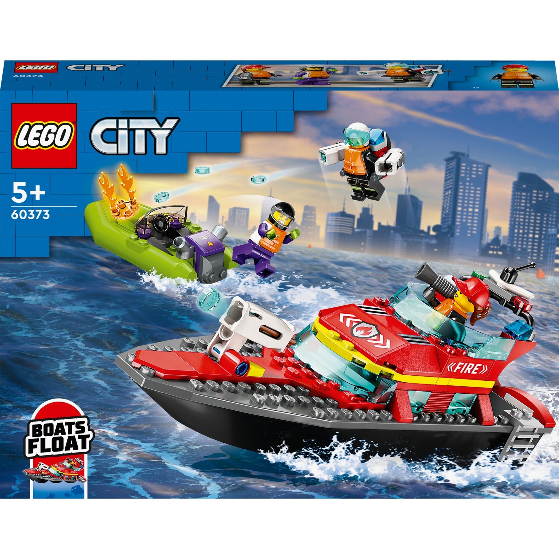 Lego City 60373 Rettungsbootbrand