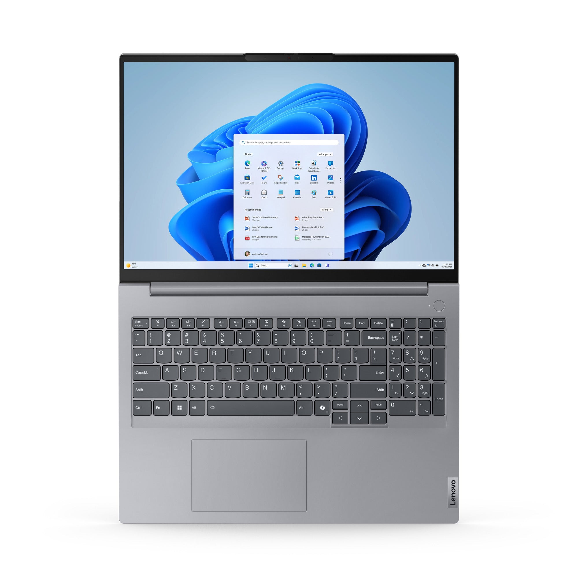 Lenovo thinkbook 16 gen 7 (21mw0088mh) 16 laptop (grijs | ryzen 7 7735hs | radeon 680m | 16 gb | 512 gb ssd)