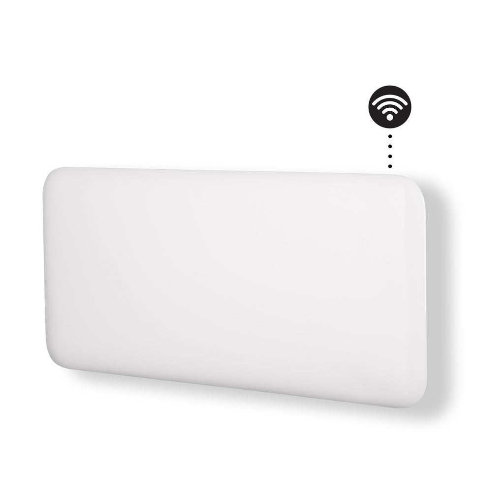 Mill steel wifi paneelverwarming pa1500wifi4a, 1500 watt convector (wit, wifi 2,4 ghz (wifi 6), bluetooth 5.2, zigbee 3.0 + app)