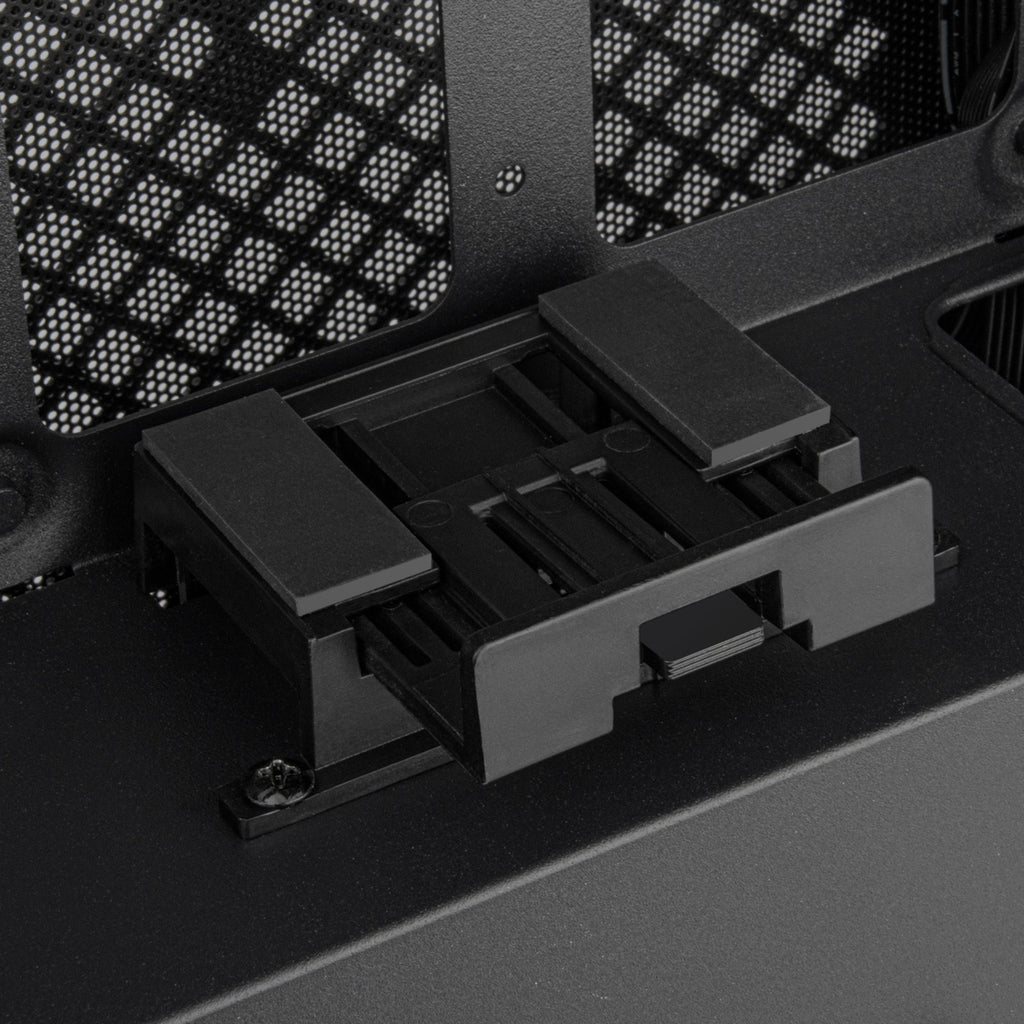 Silverstone milo 12 mini tower behuizing (zwart | 2x usb-a | 1x usb-c)