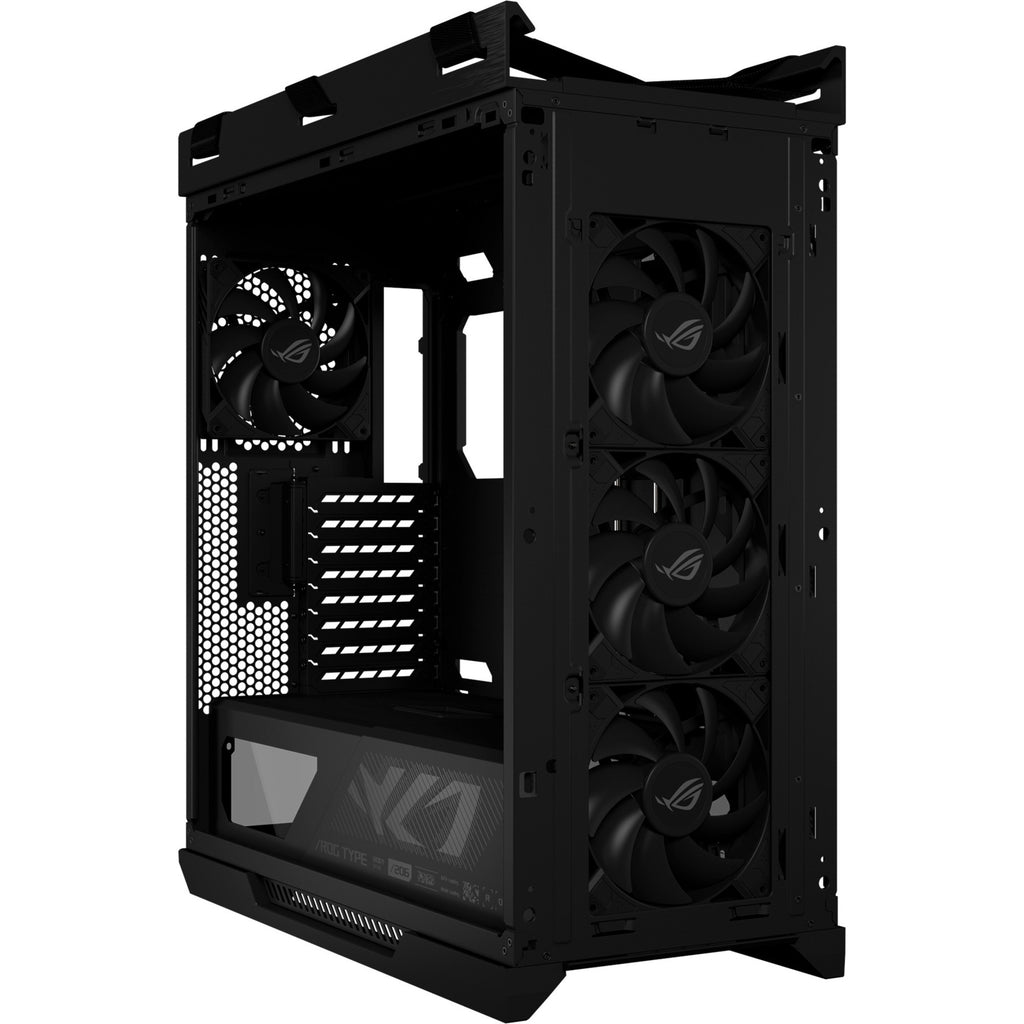 Asus rog strix helios ii gx601s midi tower behuizing (zwart | 4x usb-a | 2x usb-c | rgb | tempered glass)