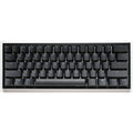 Ducky one 2 pro mini classic, gaming toetsenbord (zwart, us lay-out, cherry mx silent red, rgb led, double-shot pbt, quack mechanics, 60%)