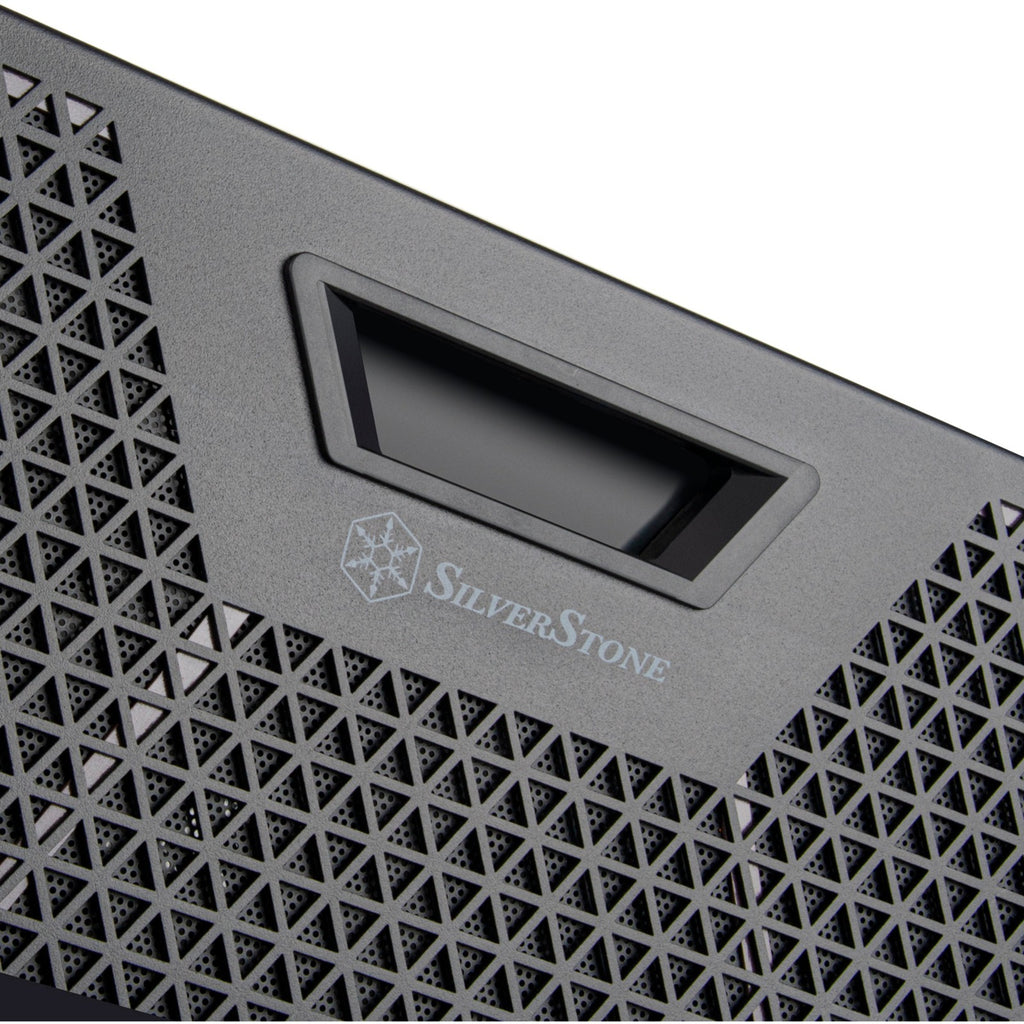 Silverstone rm51 rack behuizing (zwart | 5u | 2x usb-a | 1x usb-c)