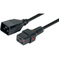 Voedingskabel c19-c20 iec lock (zwart, 3 meter)