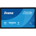 Iiyama prolite t2455msc-b2 23.8 touchscreen monitor (zwart, 1x displayport, 1x hdmi, 2x usb-a, 120 hz, webcam)