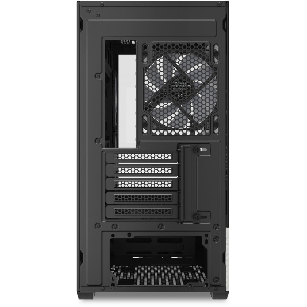 Sharkoon mk7 argb mini tower behuizing (zwart | 2x usb-a | 1x usb-c | rgb | tempered glass)