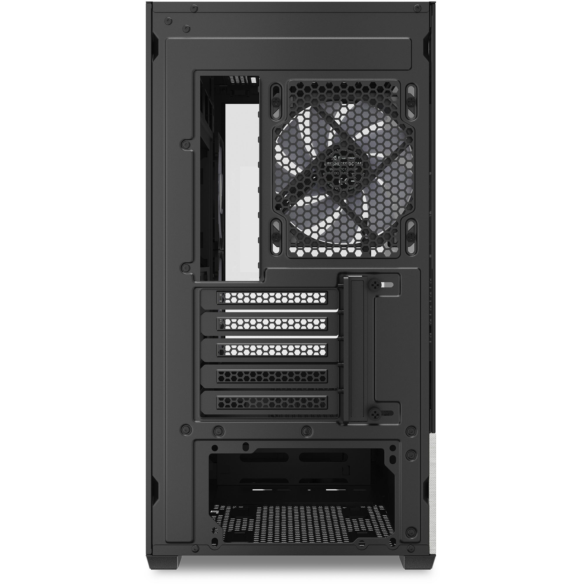 Sharkoon mk7 argb mini tower behuizing (zwart | 2x usb-a | 1x usb-c | rgb | tempered glass)