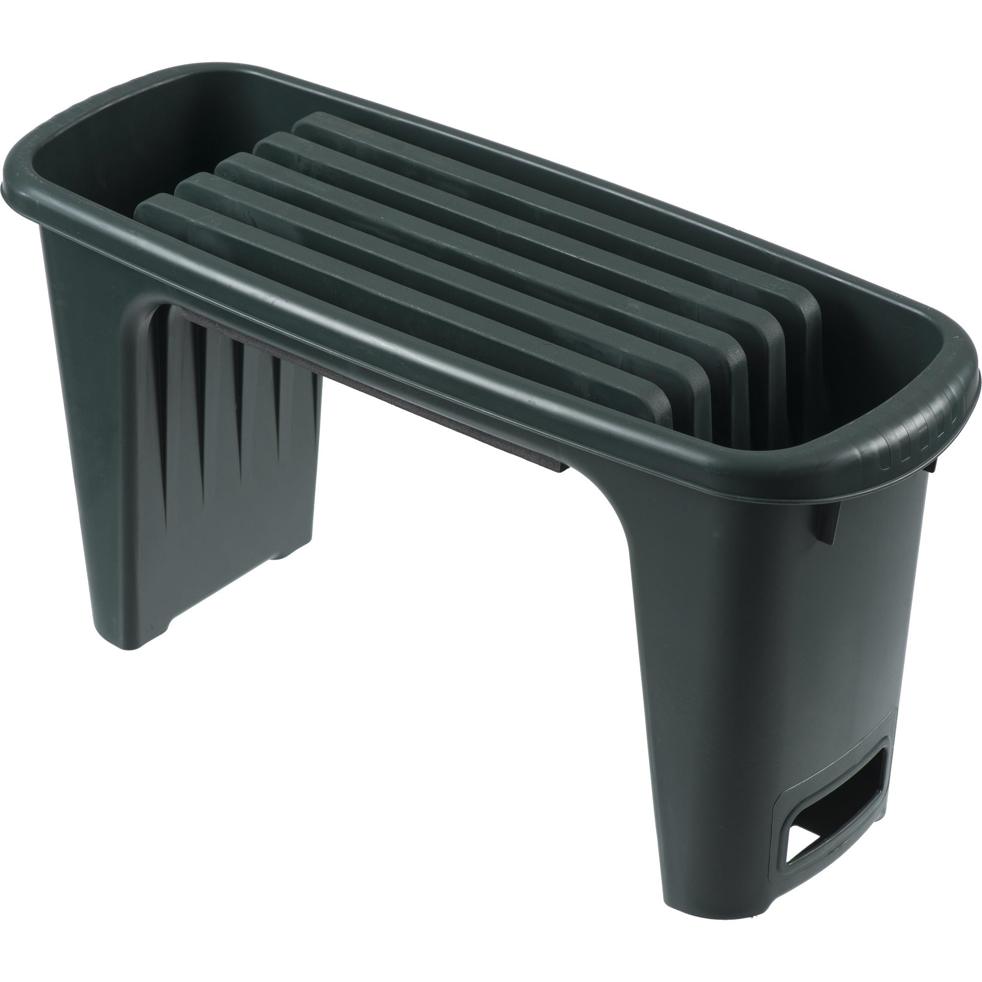 Natur-Garten-Kniebank 2-in-1 65,5 x 25 x 34 cm grün