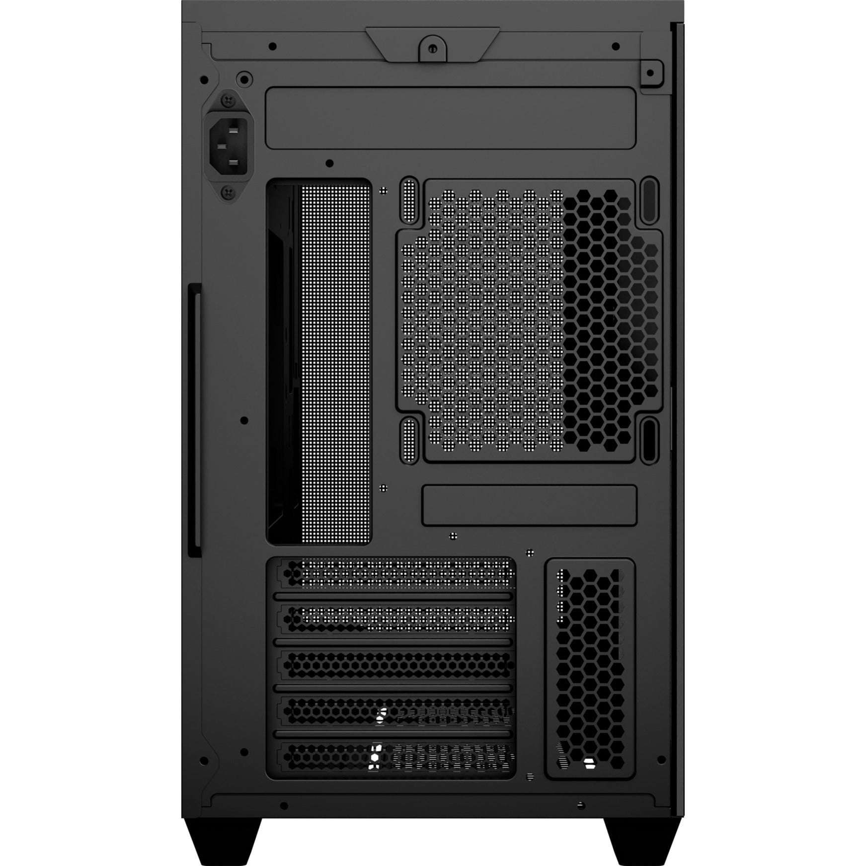 Aerocool stormfront mini mini tower behuizing (zwart | 2x usb-a | 1x usb-c | window)