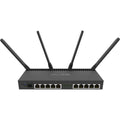 Mikrotik rb4011igs+5hacq2hnd-in router (zwart, annapurna alpine al21400 cpu, sfp+, wi-fi 5)