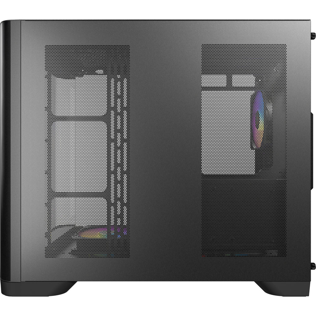 Antec c5 curve argb midi tower behuizing (zwart | 2x usb-a | 1x usb-c | tempered glass)