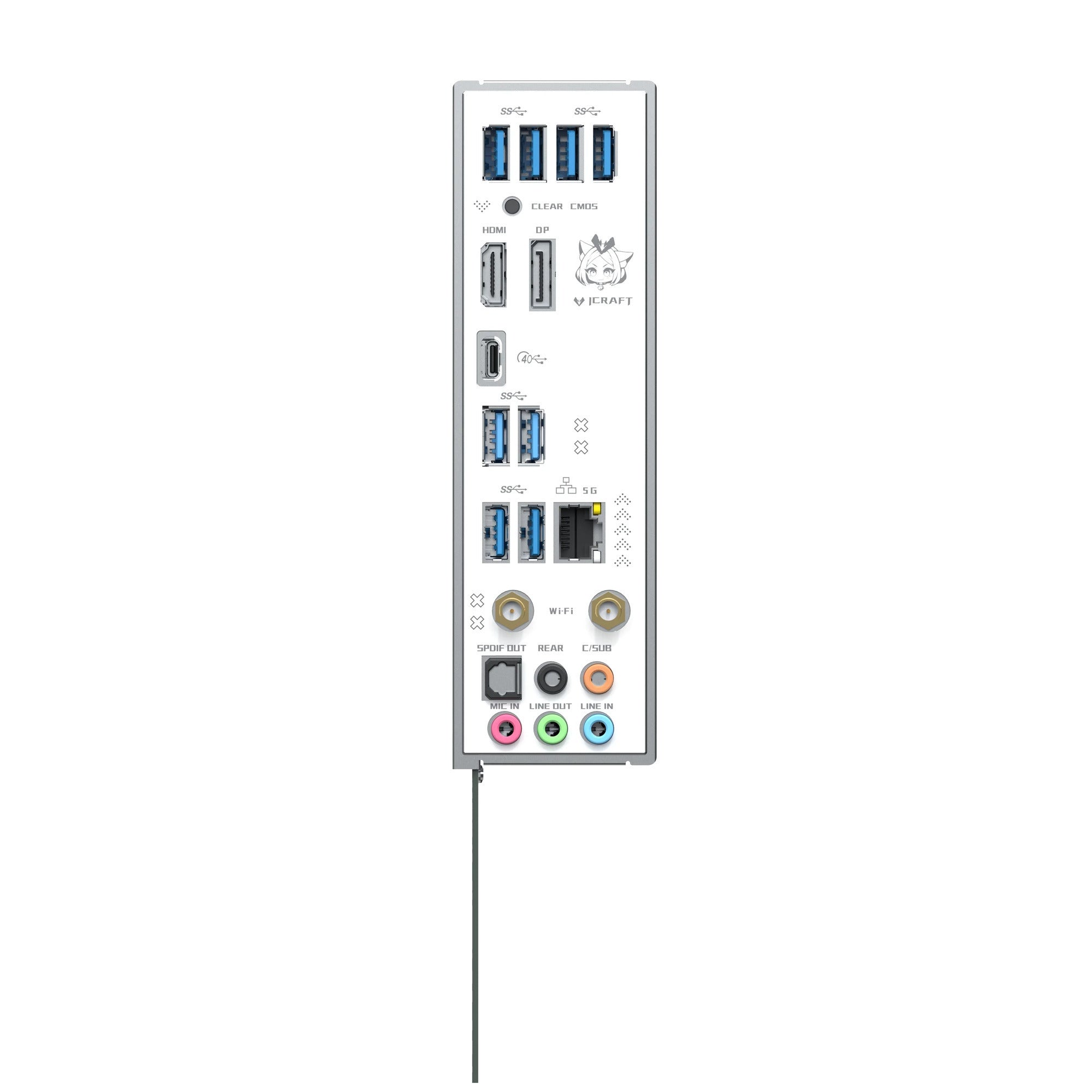 Maxsun ms-icraft b860m cross pro socket 1851 moederbord (wit, raid, 5 gb-lan, wlan, bt, sound, µatx)