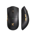 Mchose k7 ultra lightweight wireless gaming mouse (zwart goud, rgb, usb 2.4 ghz, 42.000 dpi)