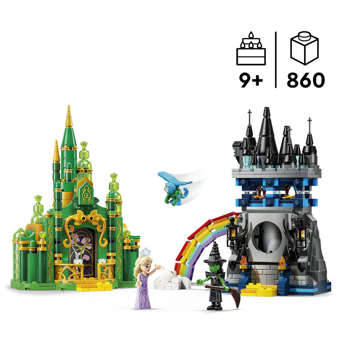 Lego ® wicked emerald city en kiamo ko kasteel, bouwset - 75689