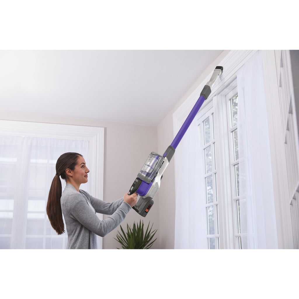 Black+decker 36v 4-in-1 powerseries extreme pet steelstofzuiger (paars)