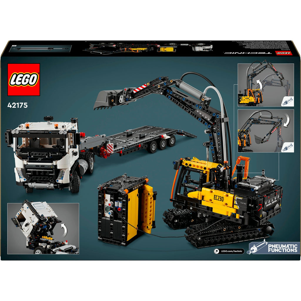 Lego technic 42175 volvo fmx truck ec230 elektrische graafmachine