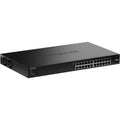 Netgear gs324tpv2 switch (zwart, 190w poe budget)