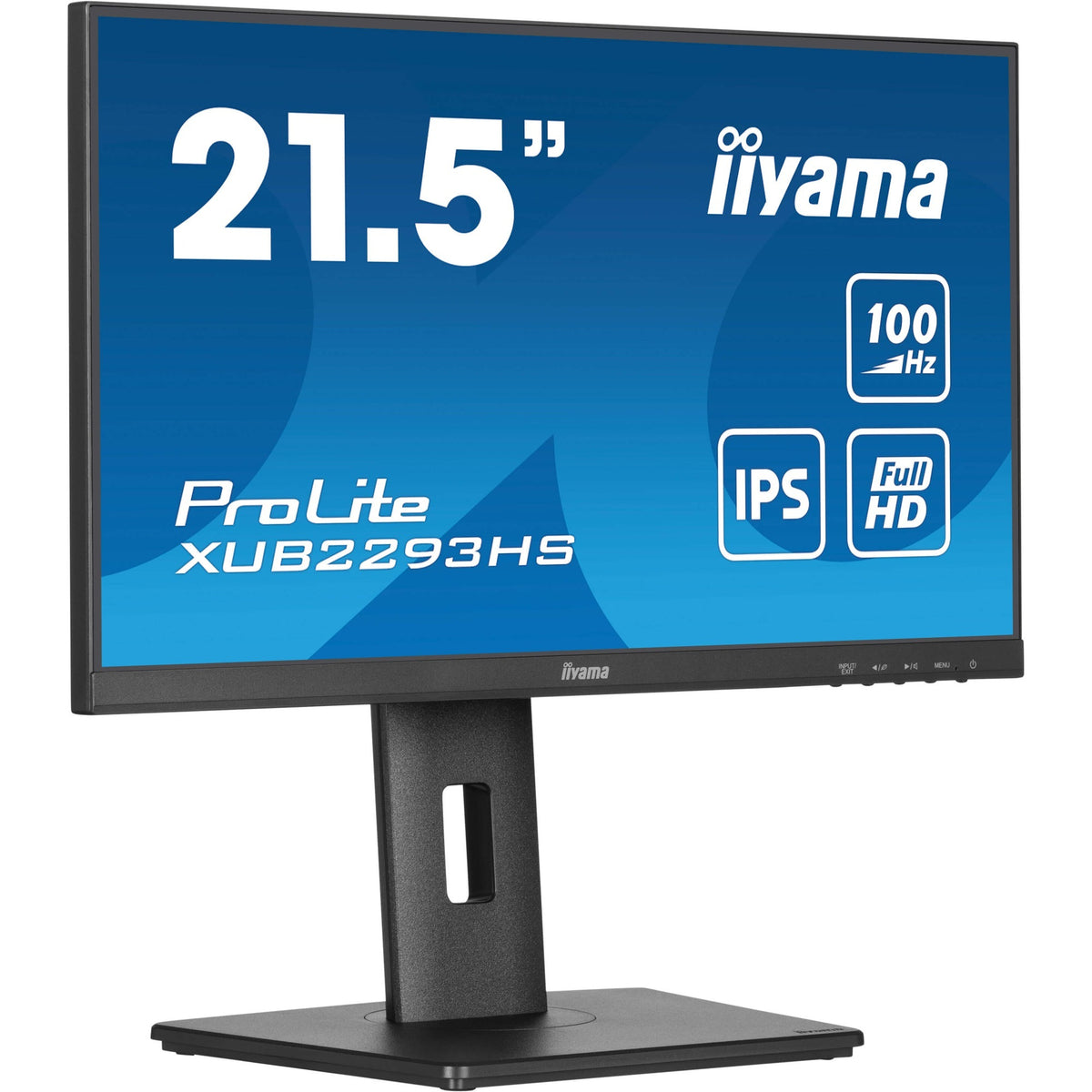Iiyama prolite xub2293hs-b6 21.5 monitor (zwart, 1x displayport, 1x hdmi)