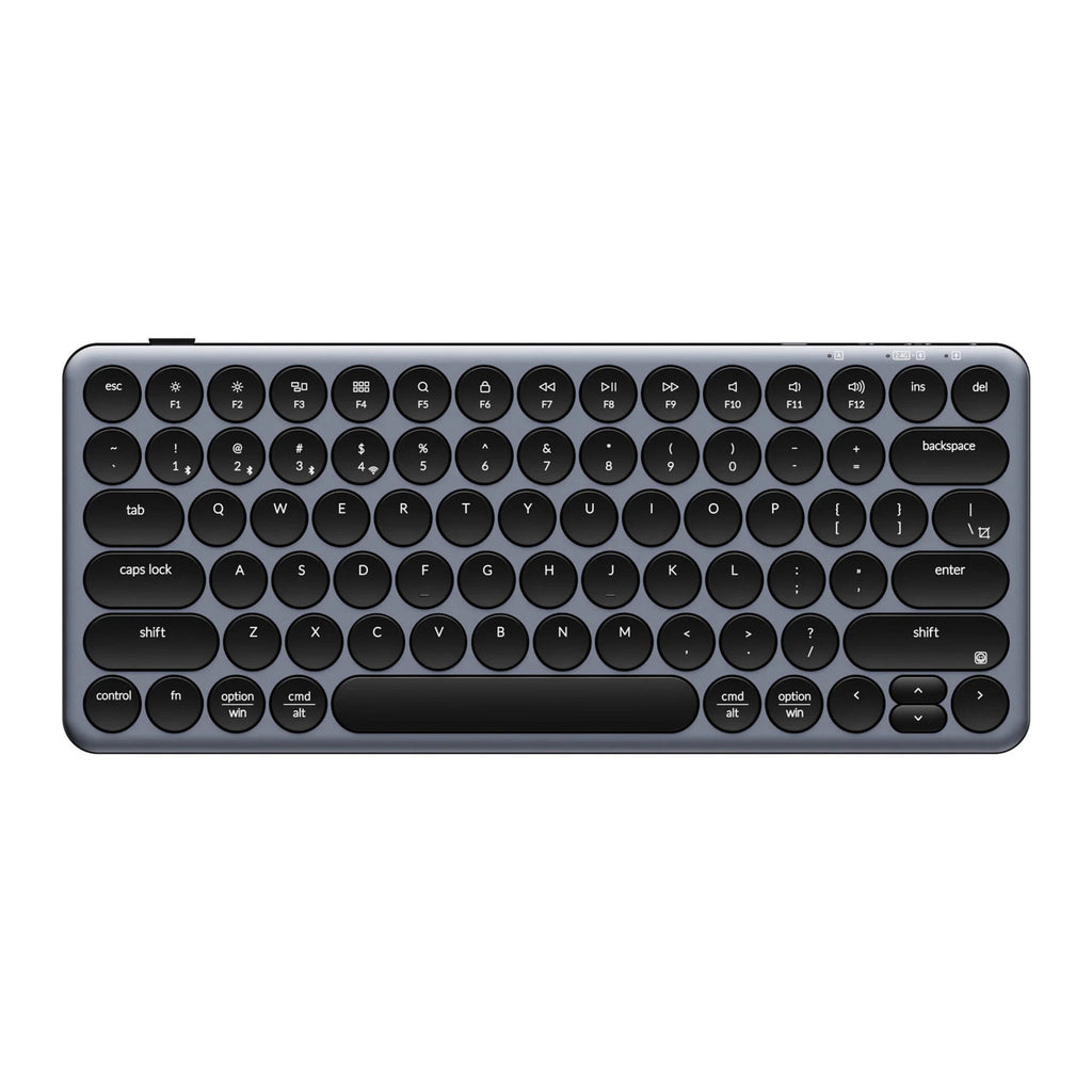 Keychron b3 pro-k1 toetsenbord (grijs, us lay-out (qwerty), scissor switches, 75%, abs keycaps, 2.4 ghz | bluetooth | usb)