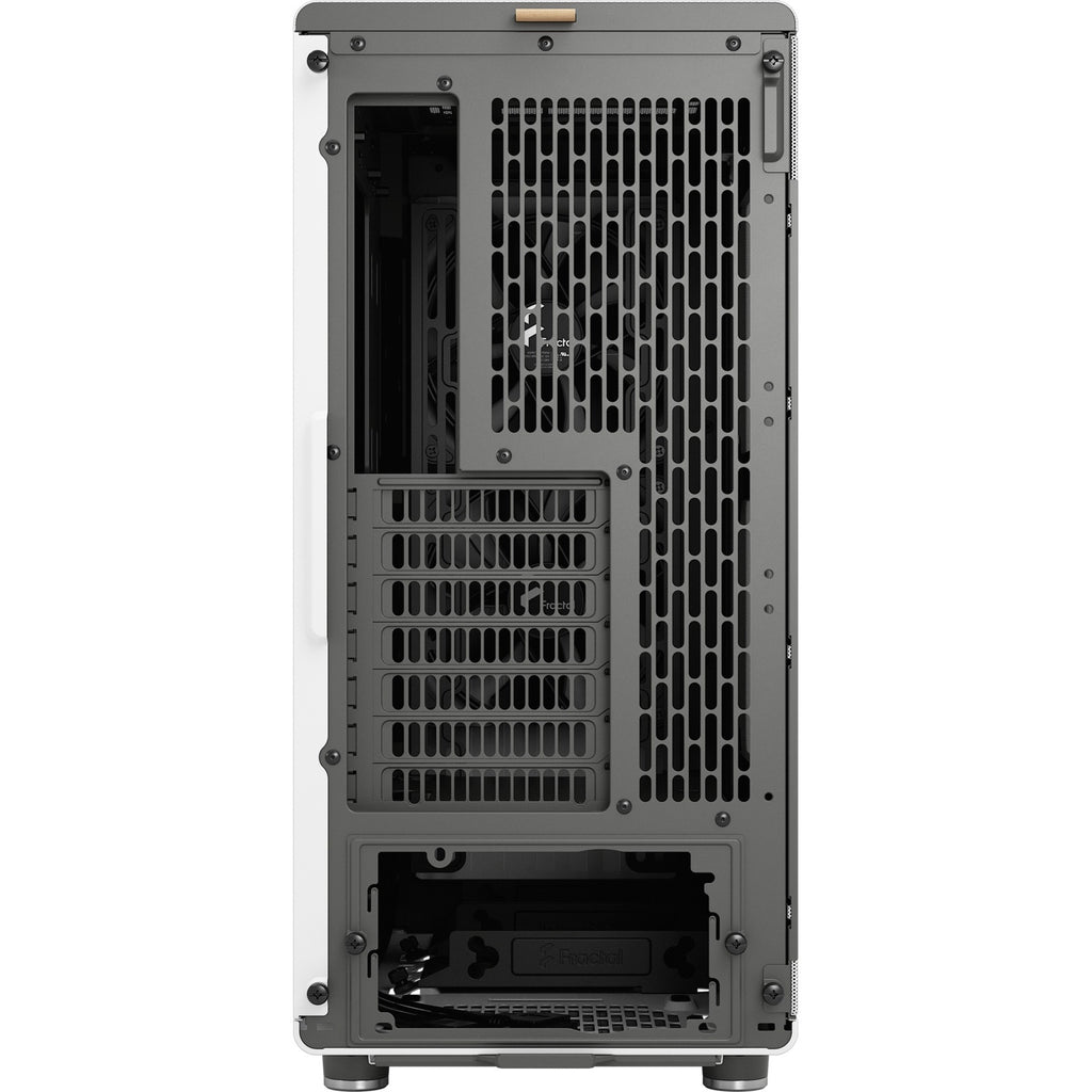 Fractal design north midi tower behuizing (wit houtkleur | 2x usb-a | 1x usb-c)