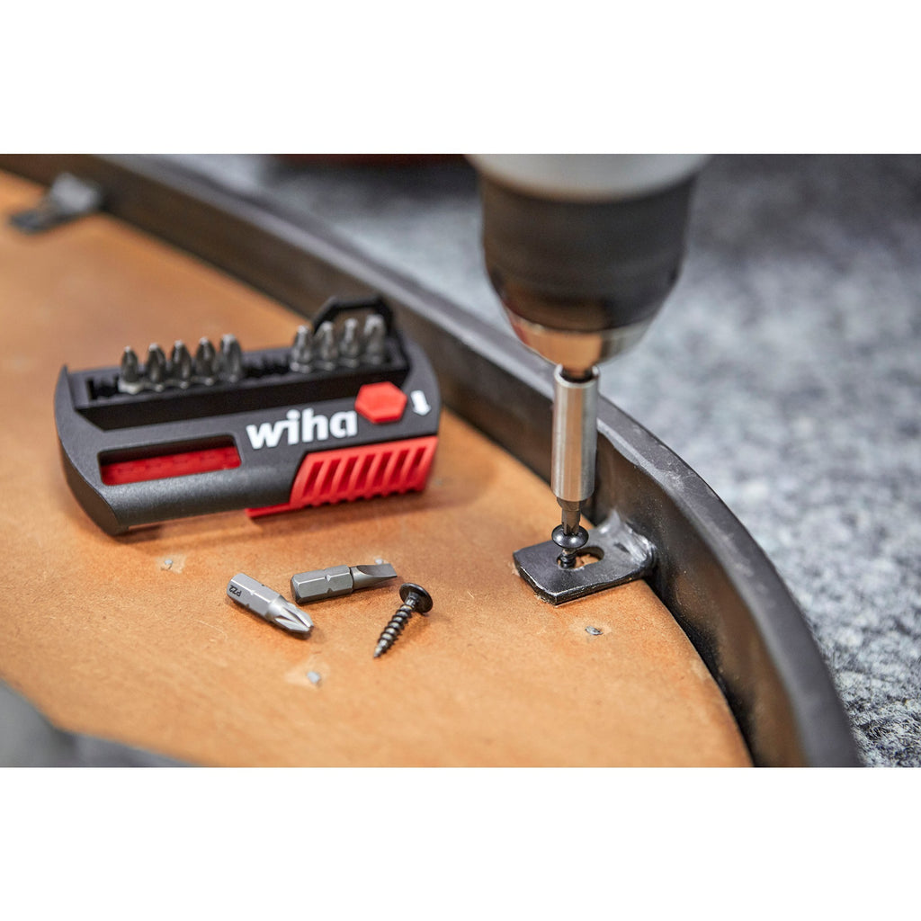 Wiha bitset flipselector standard 25 mm (zwart rood, torx® 13-delig 1 4 c6,3 met riemclip)