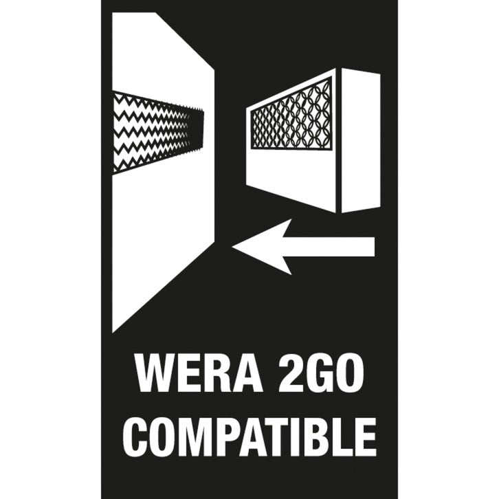 Wera 2go 4 gereedschapsdraagtas (zwart)
