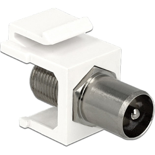 Delock keystone module iec male > f female adapter (wit)