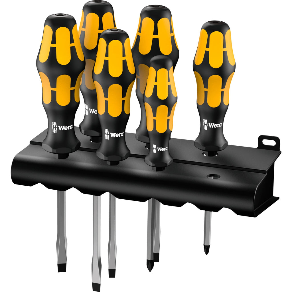 Wera 932 S/6 Kraftform Schraubendreher-Set + Hantel