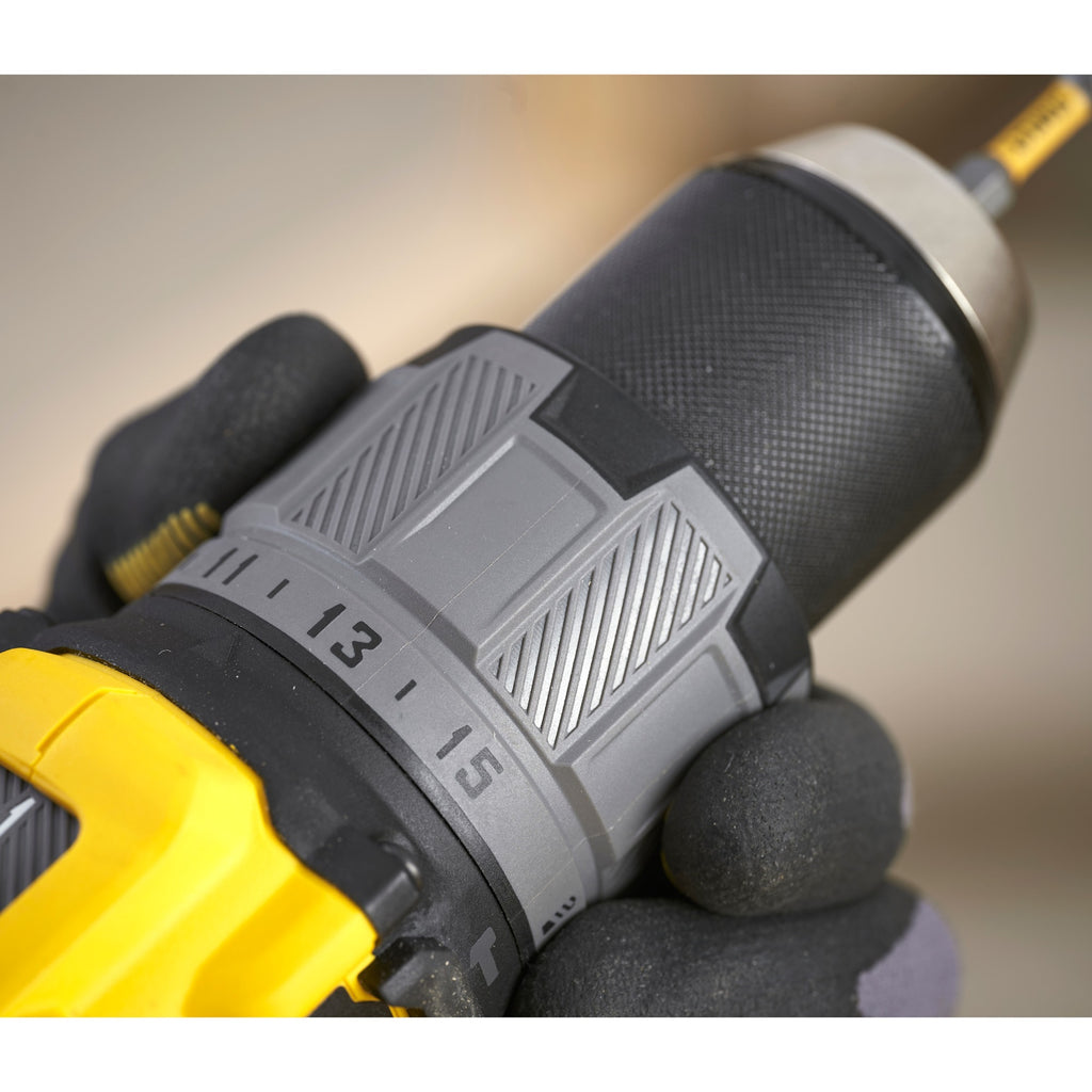 Stanley fatmax v20 18v borstelloze schroefklopboormachine (geel zwart, accu en oplader niet inbegrepen)