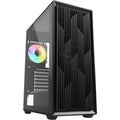 Sharkoon vk2 rgb midi tower behuizing (zwart | 2x usb-a | rgb | tempered glass)