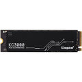 Kingston kc3000 1 tb ssd (zwart, skc3000s 1024g, pcie 4.0 nvme, m.2 2280)