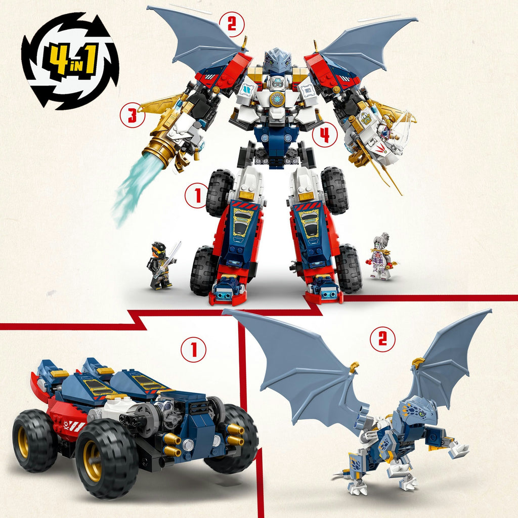 LEGO Ninjago 71834 Zanes Ultra-Kombinations-Mech