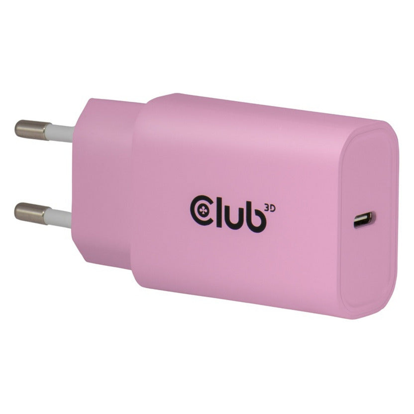 Club 3d 2-pack usb c charger 30 watt (roze)