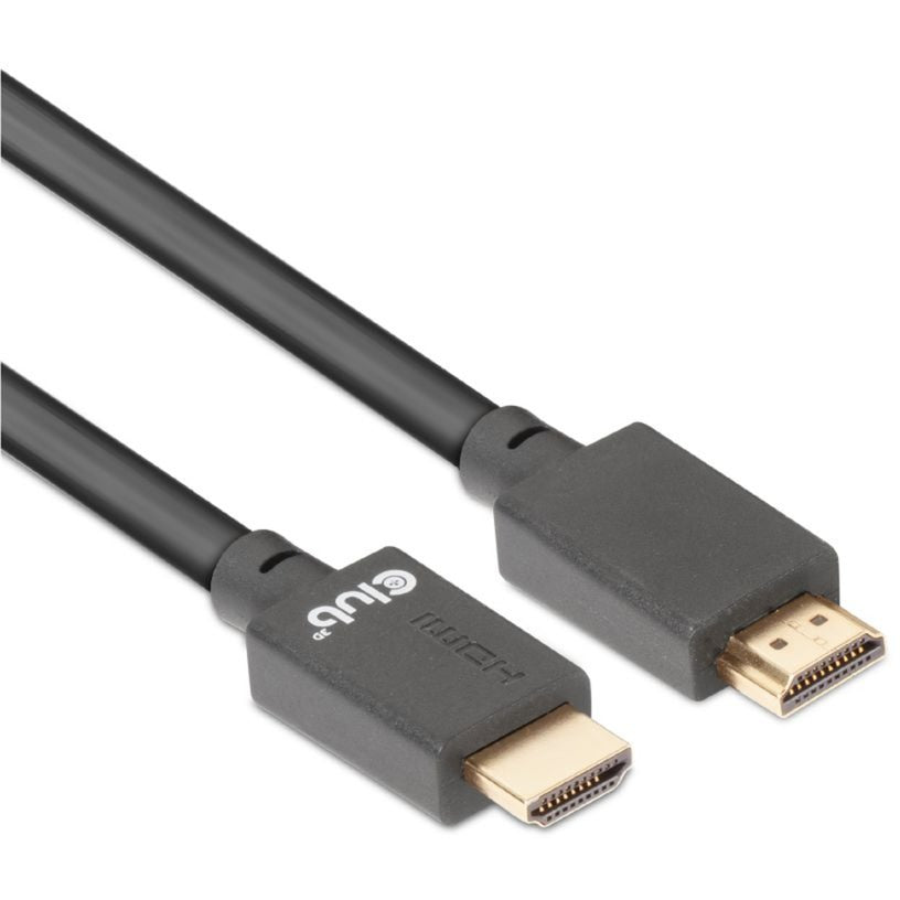 Club 3d ultra high speed hdmi 2.1 gecertificeerde kabel male-male (zwart, 5 meter, 4k 120hz, 8k 60hz, 48gbps)