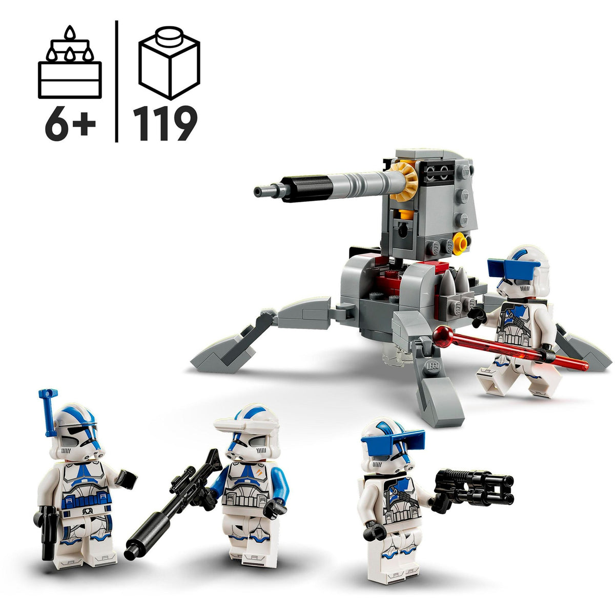 LEGO Star Wars 75345 501. Klonkrieger-Kampfset