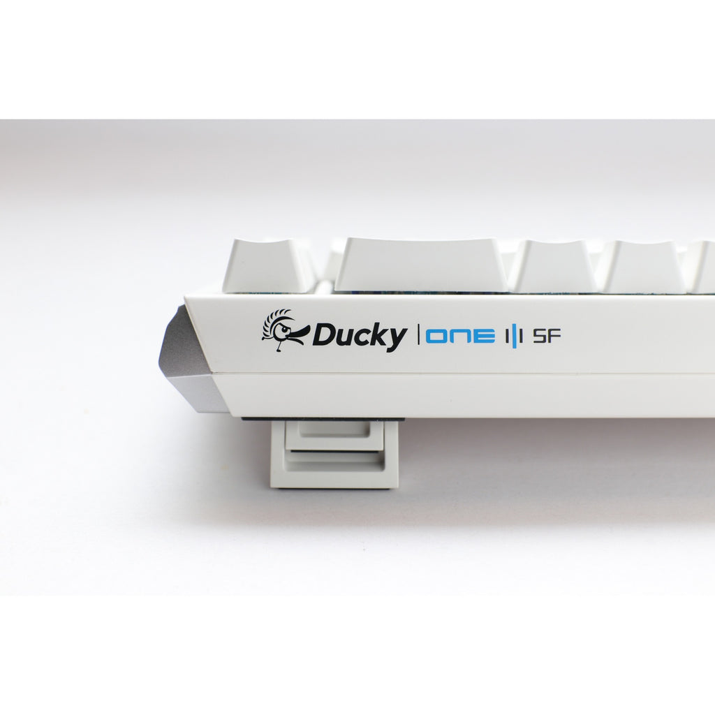 Ducky one 3 classic pure white sf, toetsenbord (wit, us lay-out, cherry mx brown, rgb led, double-shot pbt, hot-swappable, quack mechanics, 65%)