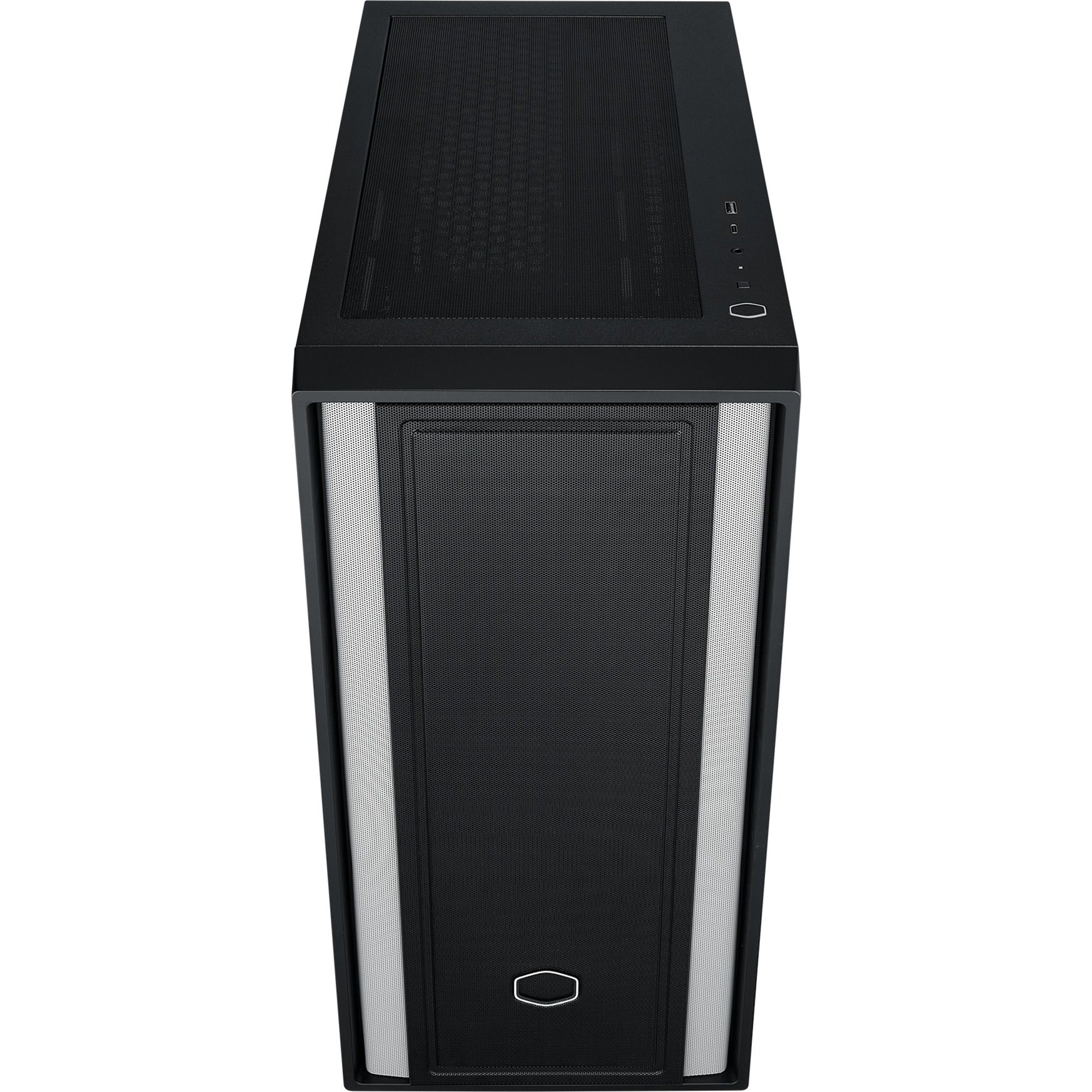 Cooler master masterbox 600 lite midi tower behuizing (zwart | 2x usb-a | 1x usb-c | rgb | tempered glass)