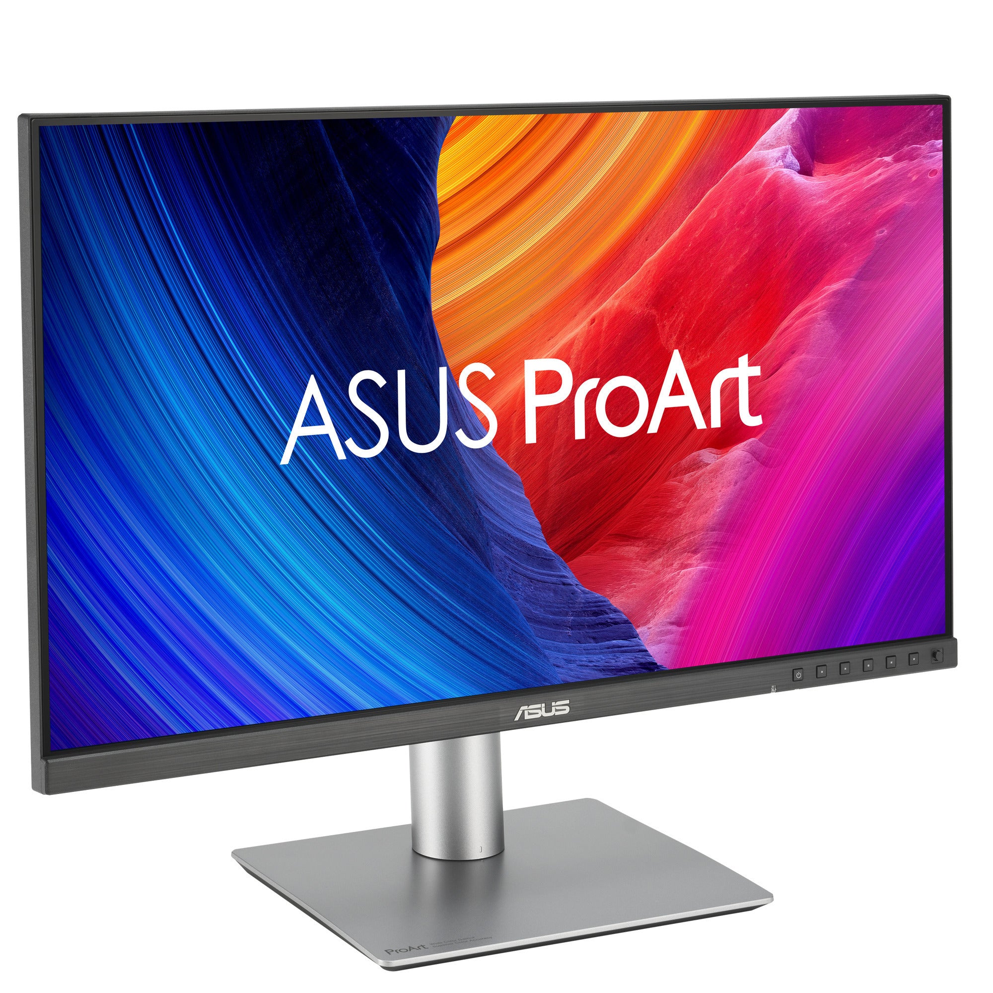 Asus proart pa278cgrv 27 monitor (zilver zwart, hdmi, 2x displayport, 3x usb-a, 2x usb-c)
