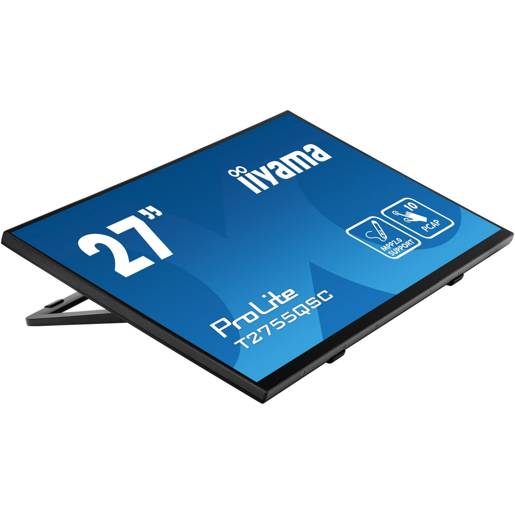 Iiyama prolite t2755qsc-b1 27 touchscreen monitor (zwart, 1x displayport, 1x hdmi, 2x usb-a)