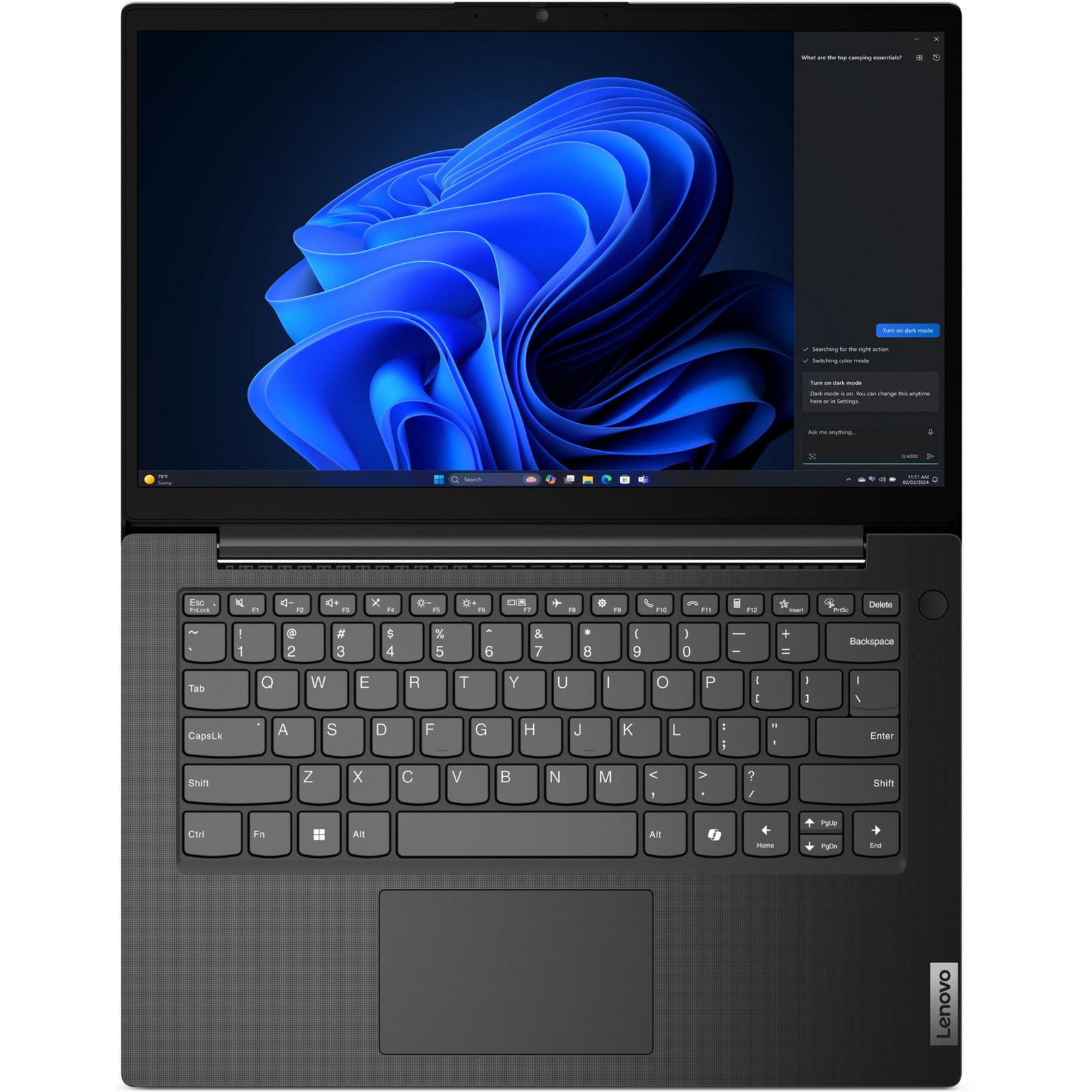 Lenovo v14 g5 irl (83gu0071mh) 14 laptop (zwart | i5-13420h | uhd graphics | 16 gb | 512 gb)