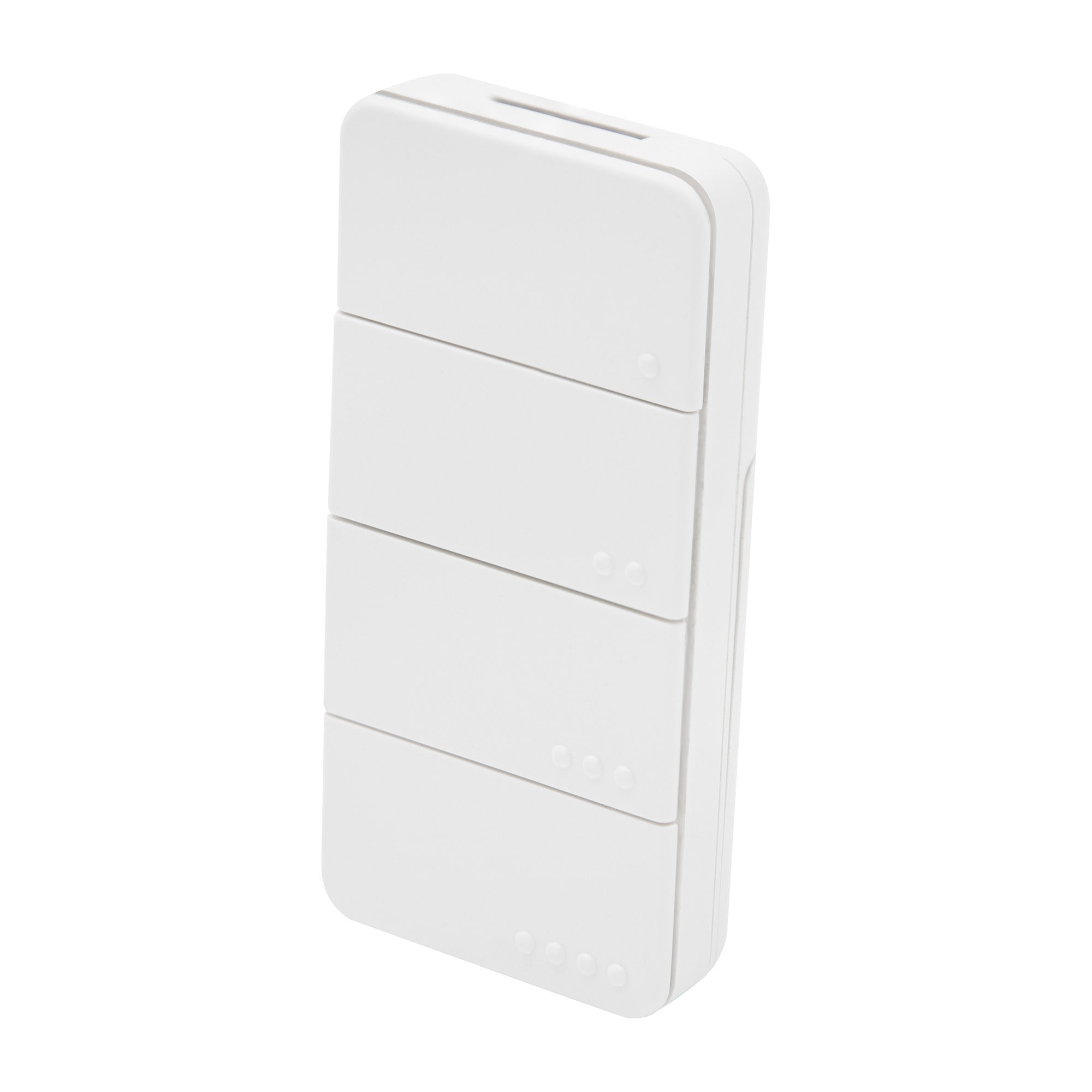 Shelly blu rc button 4 zb afstandsbediening (wit, bluetooth 5 (le), zigbee)