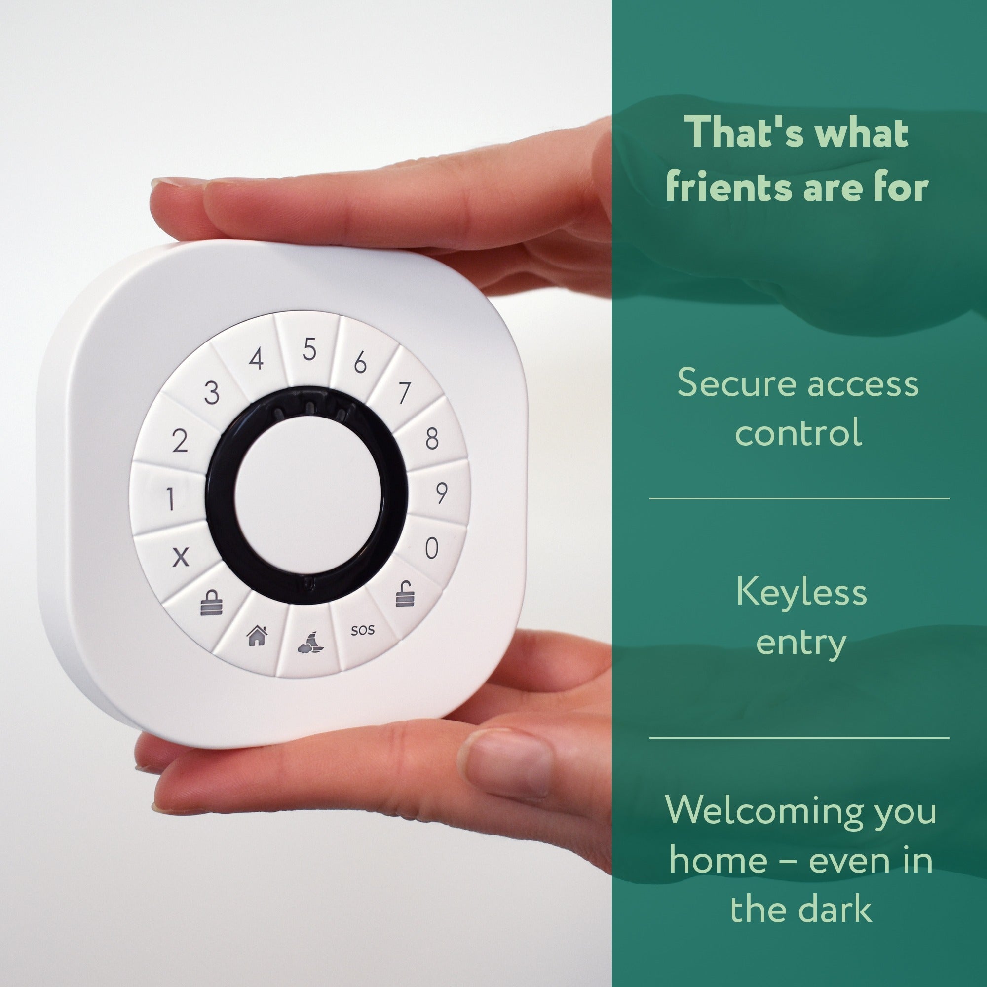 Frient intelligent keypad (wit, zigbee 3.0)