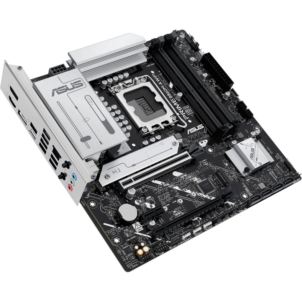 Asus prime b860m-a wifi socket 1851 moederbord (raid, 2.5 gb-lan, wi-fi 6e, bt, sound, µatx)
