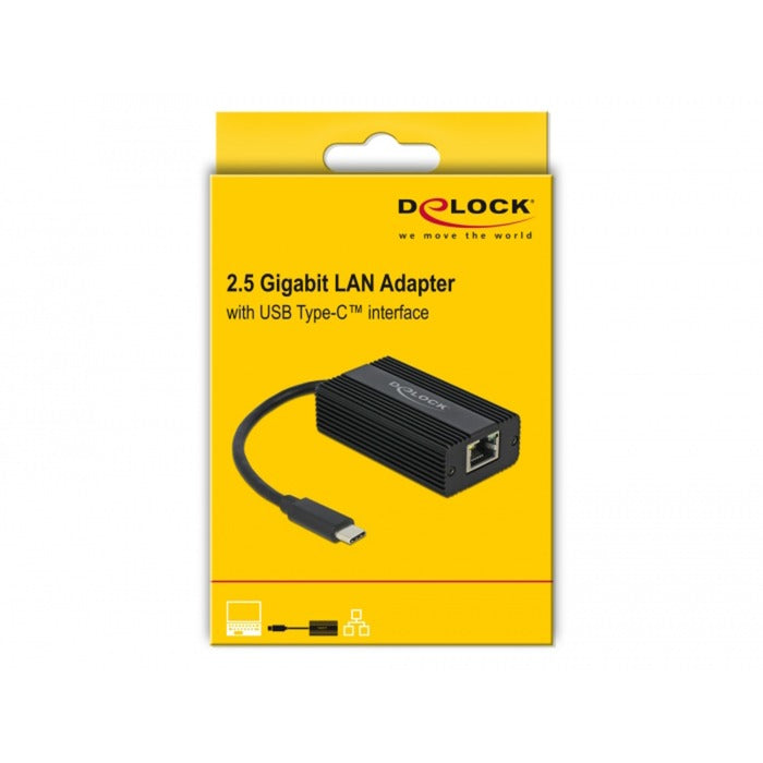 DeLOCK USB-C-Stecker > 2,5-Gigabit-LAN