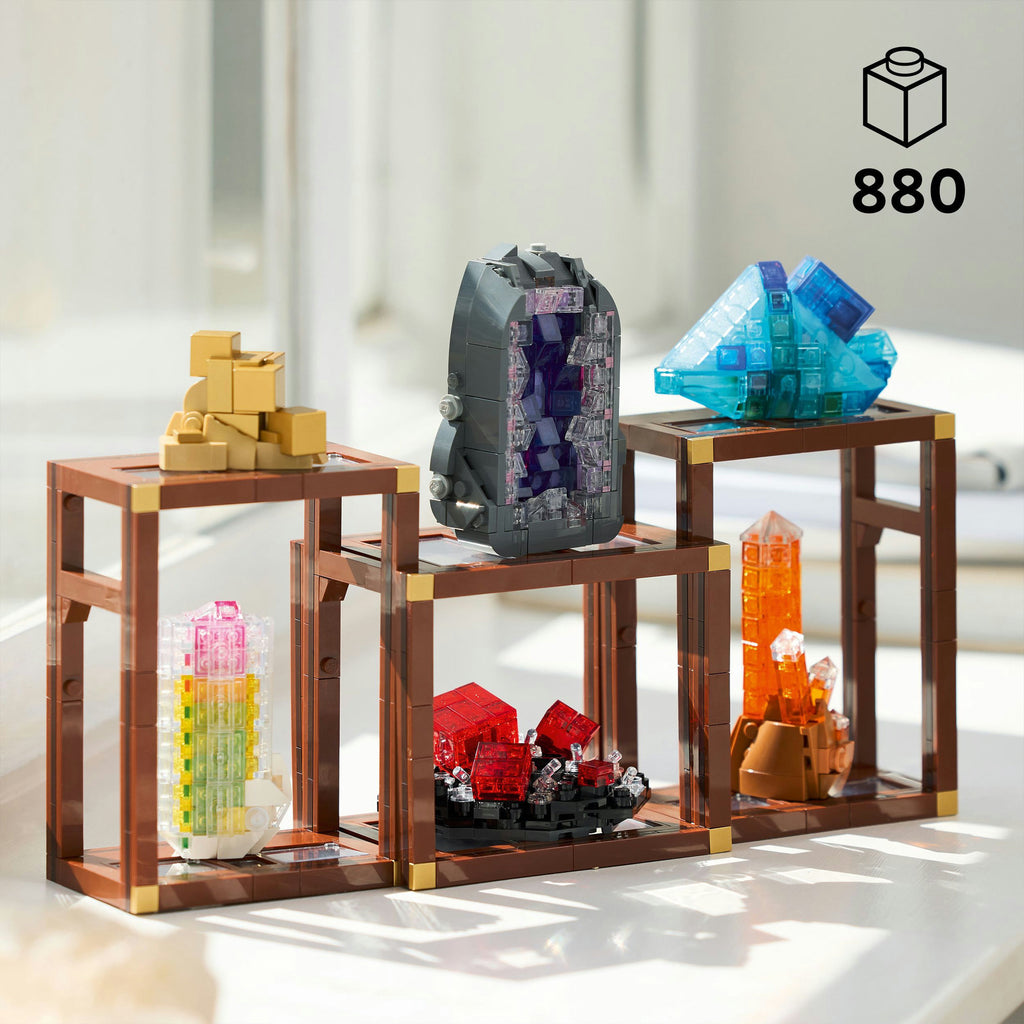 Lego ideas mineralenverzameling, bouwpakket voor volwassenen 21362