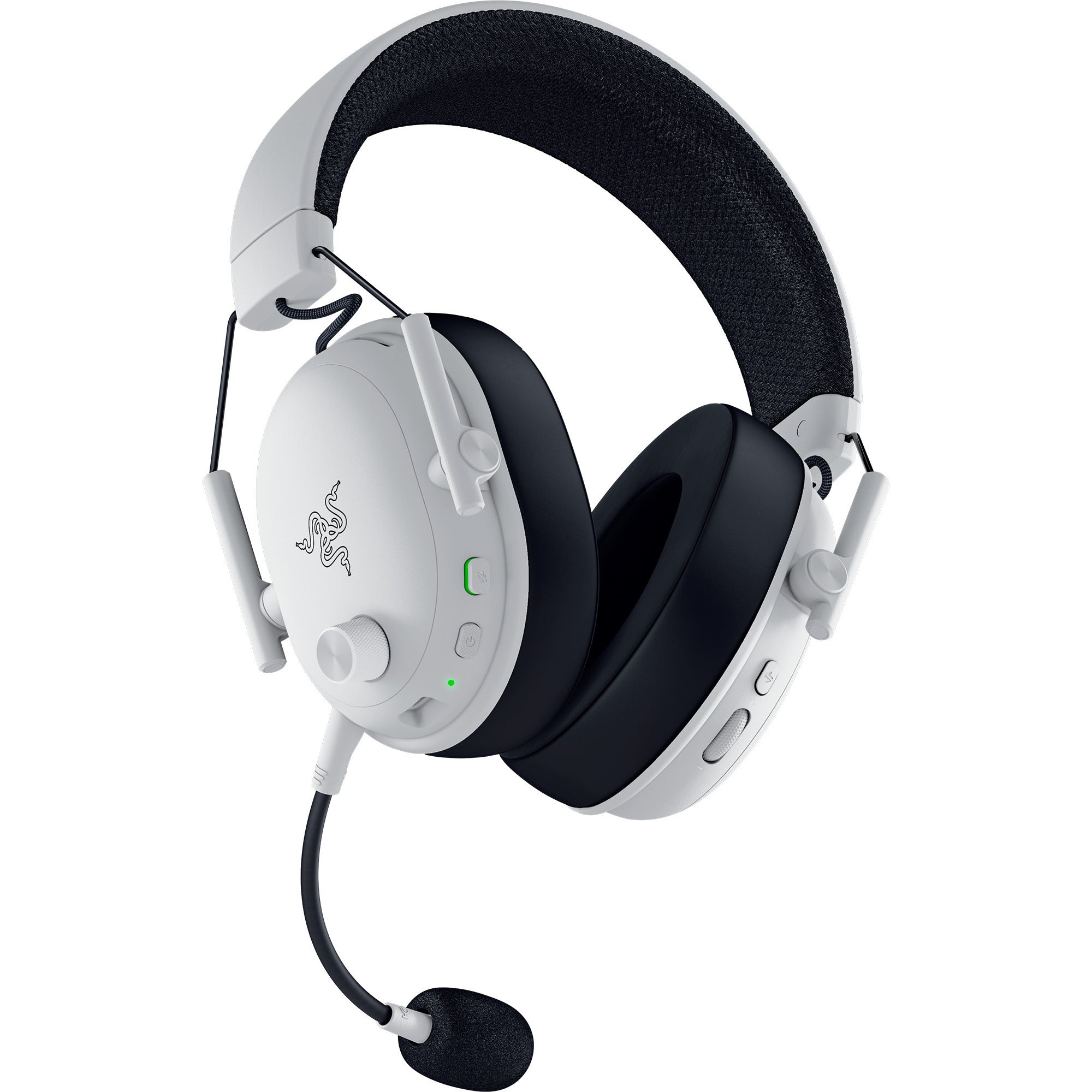 Razer blackshark v3 over-ear gaming headset (wit zwart, pc, playstation 4 en 5, bluetooth)