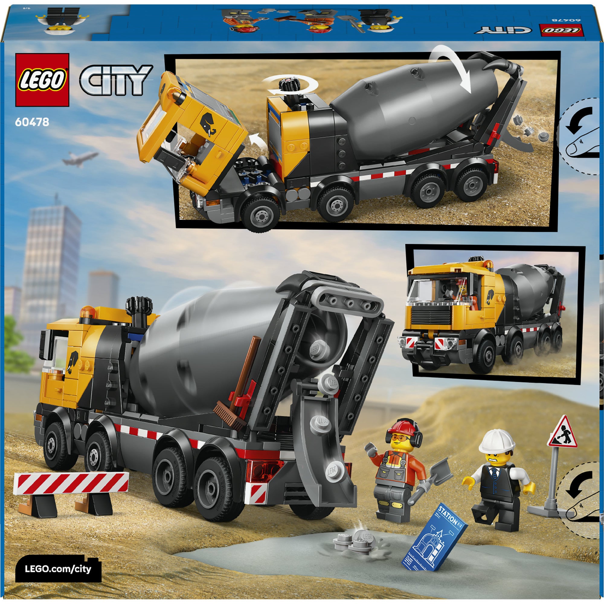 Lego city 60478 cementwagen
