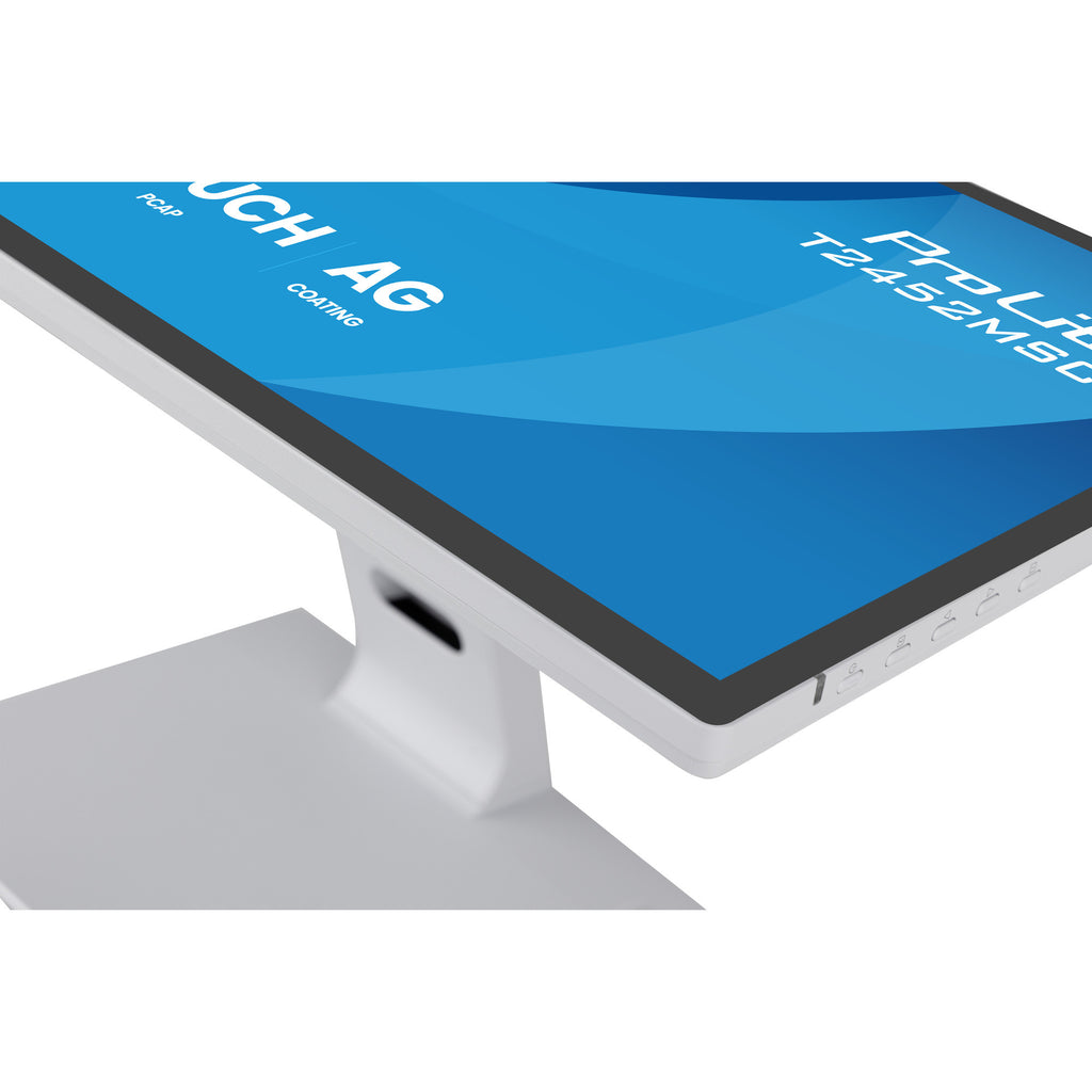 Iiyama prolite t2452msc-w1ag 24 touchscreen monitor (wit, 100 hz, touch, hdmi, displayport, usb, audio)