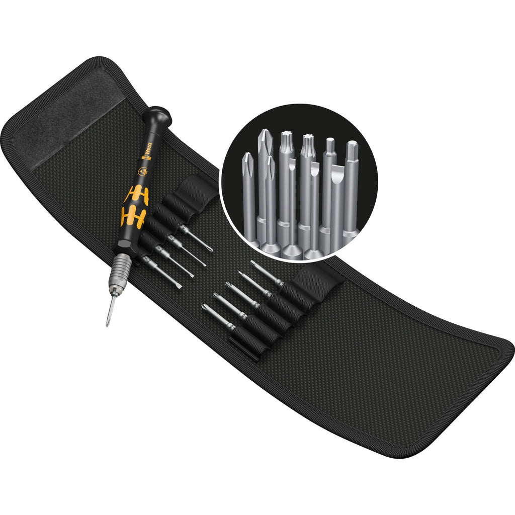 Wera kraftform kompakt micro set esd 11 sb bitset (11-delig)